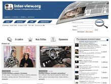 Tablet Screenshot of inter-view.org